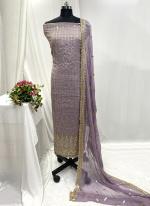 Shimmer Light Purple Festival Wear Hand Work Salwar Suit